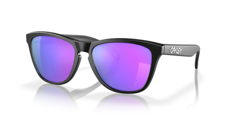Oakley Frogskins Sunglasses - Matte Black/Violet