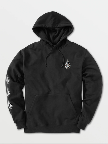 Volcom Youth Iconic Stone Pullover Hooded Sweater - Black