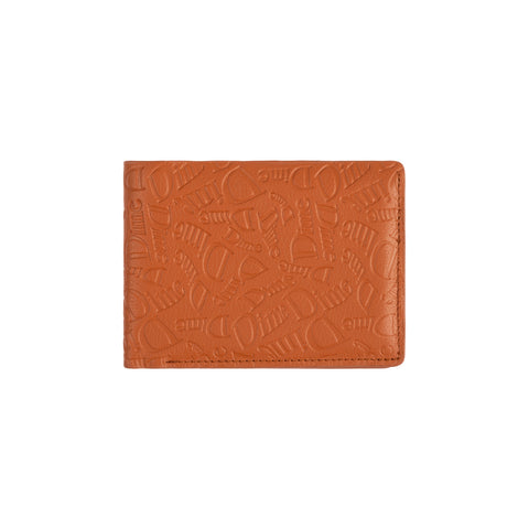 Dime Haha Leather Wallet - Almond