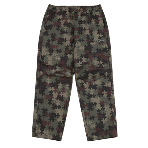 Dime Relaxed Zip Pants - Puzzle Camo