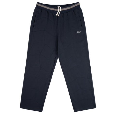 Dime Wave French Terry Pants - Navy