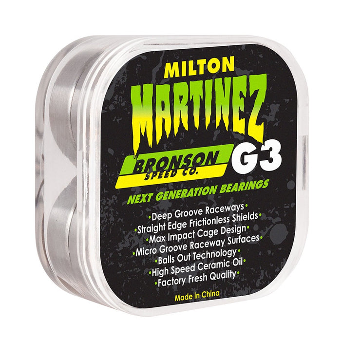 Bronson Speed Co. G3 Bearings - Milton Martinez