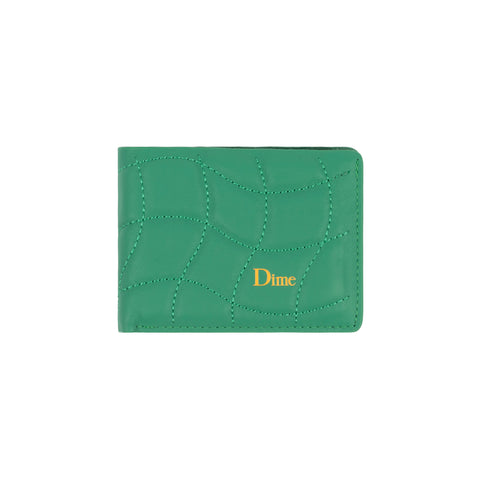 Dime Quilted Bifold Wallet - Grass