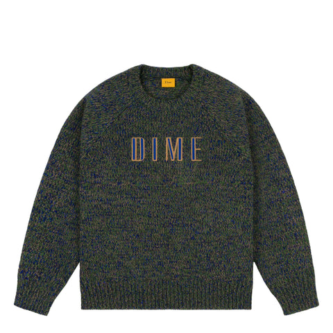 Dime Fantasy Knit Sweater - Green