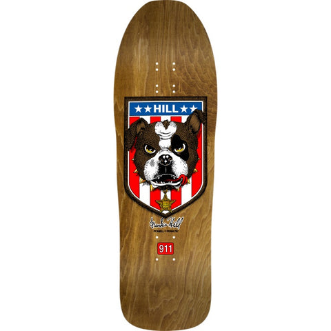 Powell Peralta Retro Hill Bulldog Deck - Brown Stain