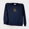 Onion Bags Hand-Embroidered Crewneck Sweater - Navy