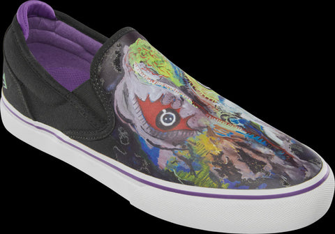 Emerica Wino G6 Slip-On Shoe X Dinosaur Jr. (Black/Purple)