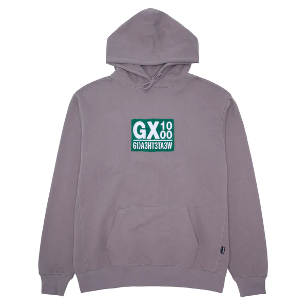 GX1000 61 Logo Hooded Sweater - Silver