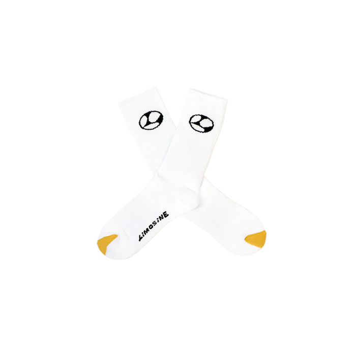 Limo Gold Toe Socks - White/Gold