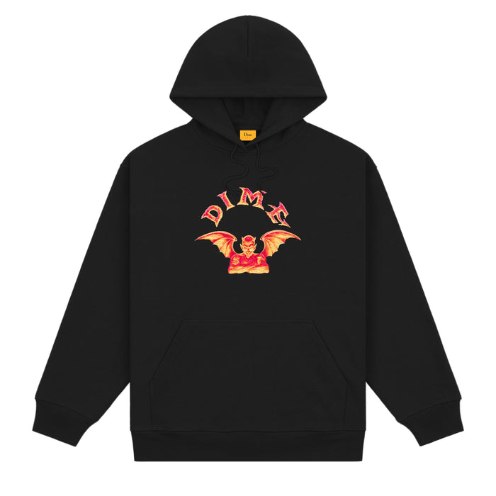 Dime Devil Hooded Sweater - Black
