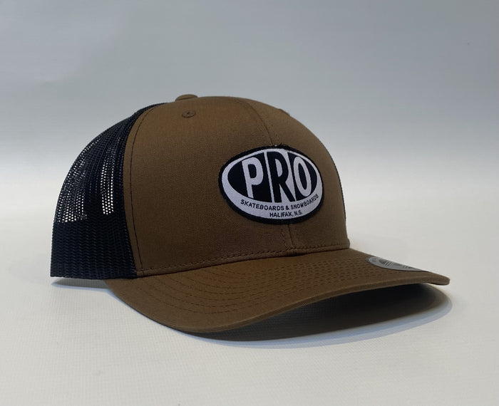 Pro Skates Proval Trucker Cap - Coyote Brown/Black