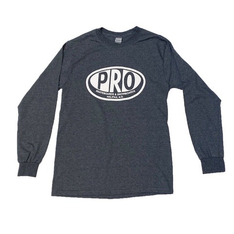 Pro Skates Full Front Proval L/S T-Shirt - Dark Heather