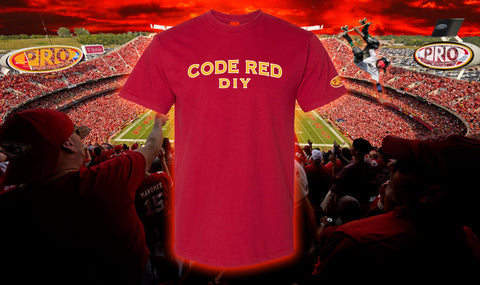 Pro Skates Code Red DIY T-Shirt - Red