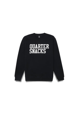 Quarter Snacks Dorm Room Crewneck Sweater - Black