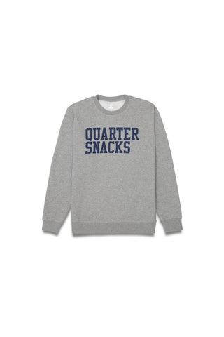 Quarter Snacks Dorm Room Crewneck Sweater - Heather Grey