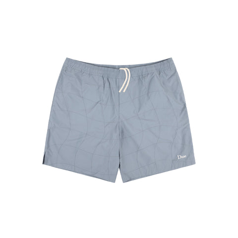 Dime Wave Quilted Shorts - Cloud Blue