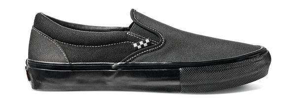 Black vans slip on pro best sale
