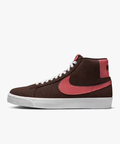 Nike SB Zoom Blazer Mid Shoe - Baroque Brown/Adobe/White