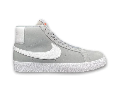 Nike SB Zoom Blazer Mid ISO Shoe - Wolf Grey/White