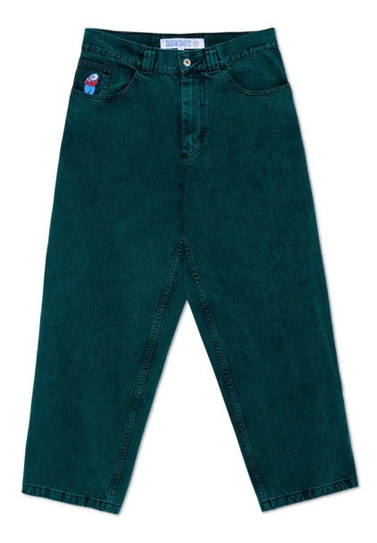 Polar Big Boy Denim Pant - Teal Black