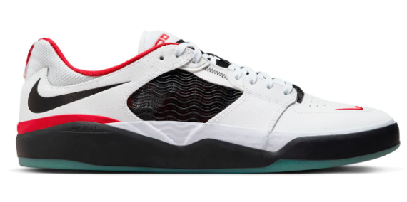 Nike SB Ishod PRM Shoe - White/Black/University Red
