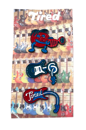 Tired Music Pin Set - Multi