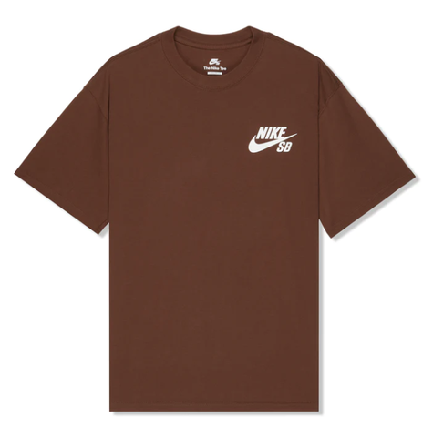 Nike SB Logo T-Shirt - Cacao Wow/White