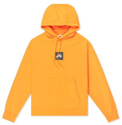 nike hoodie with orange logo