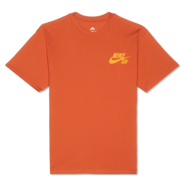 Nike SB Logo T-Shirt - Campfire Orange