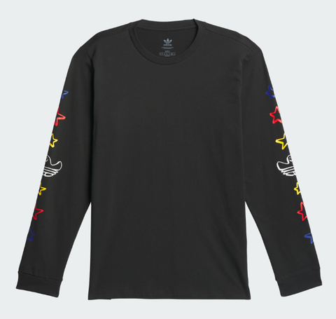 Adidas Shmoo G L/S T-Shirt - Black/Multi