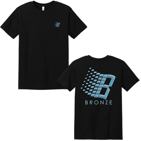 Bronze 56k Balloon Logo T-Shirt - Black