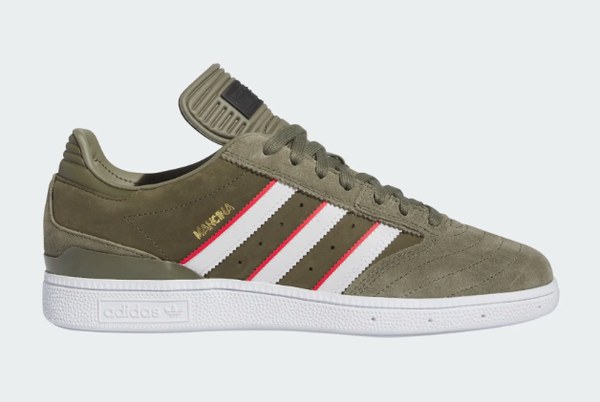 Adidas Busenitz x Dan Mancina Shoe Olive Strata Red White