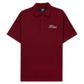 Tired Golf Polo Shirt - Burgundy