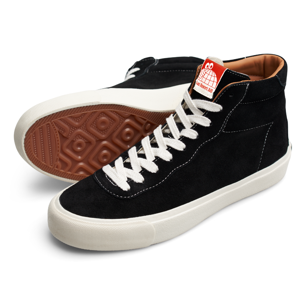 Last Resort VM001 HI Suede Shoe - Black/White