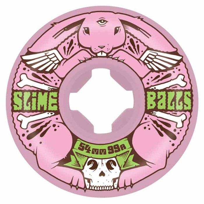 Slime Balls Jeremy Fish Bunny Speed Balls 99A Wheels - Pink