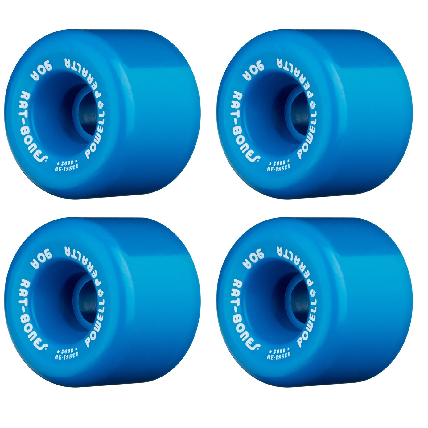 Powell Peralta Rat Bones 90A Wheels - Blue