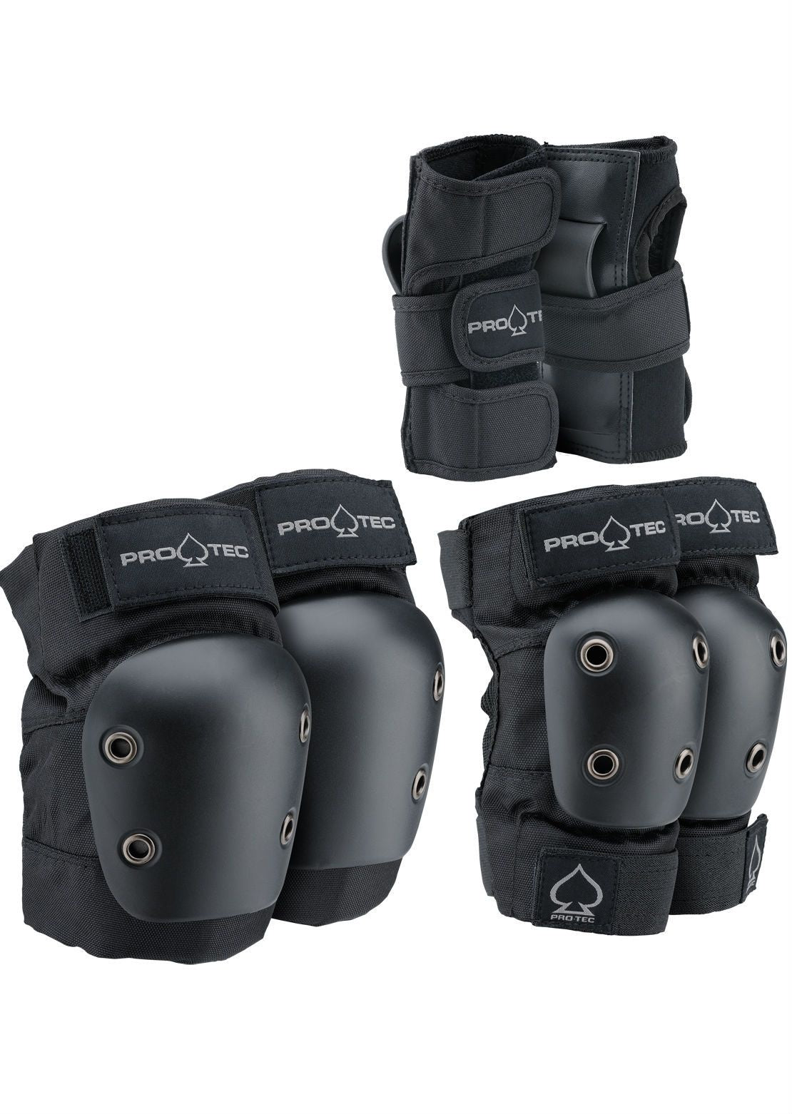 Pro-Tec Junior 3-Pack Pad Set - Black