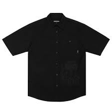 GX1000 Doodle Buttondown Shirt - Black
