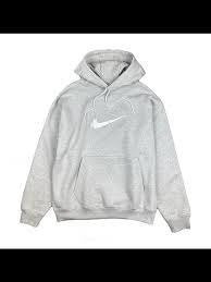 Nike SB Copyshop Swoosh Hooded Sweater - Heather Grey
