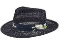 Brixton Aloha Straw Hat - Black/Black