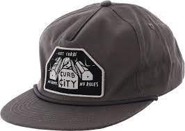 Anti Hero Curb City Snapback Cap - Charcoal/Black
