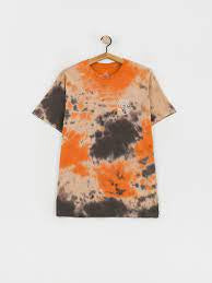 Brixton Crest II T-Shirt - Sand/Paradise Orange/Washed Blue