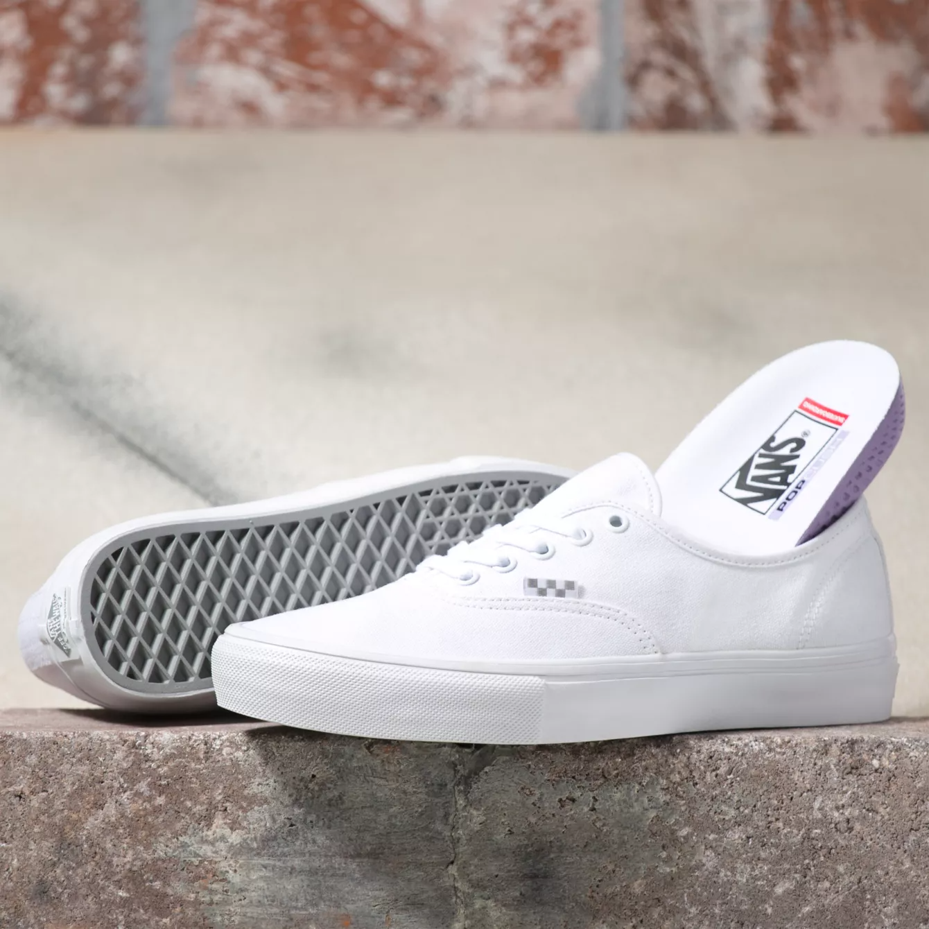 Vans Skate Authentic Shoe - True White