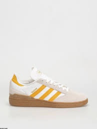 Adidas Busenitz Shoe - Crystal White/Preloved Yellow/Gum