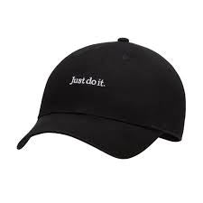 Nike Just Do It Club Cap - Black/White