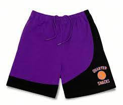 Quarter Snacks House Shorts - Black/Purple