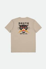 Brixton Sparks TLRT T-Shirt - Smoke Grey