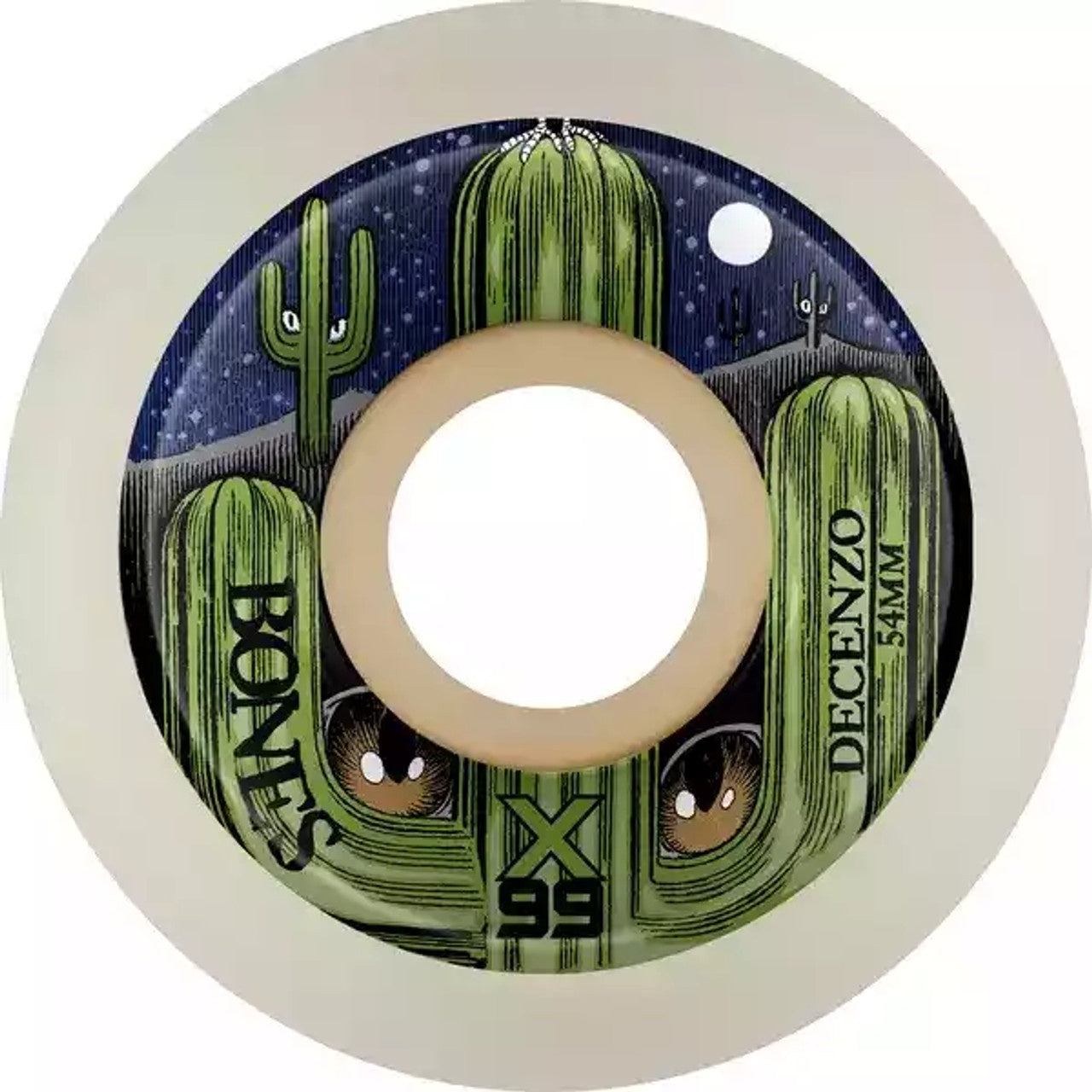 Bones Decenzo Cat Eye X-Formula 99A V5 Sidecut Wheels