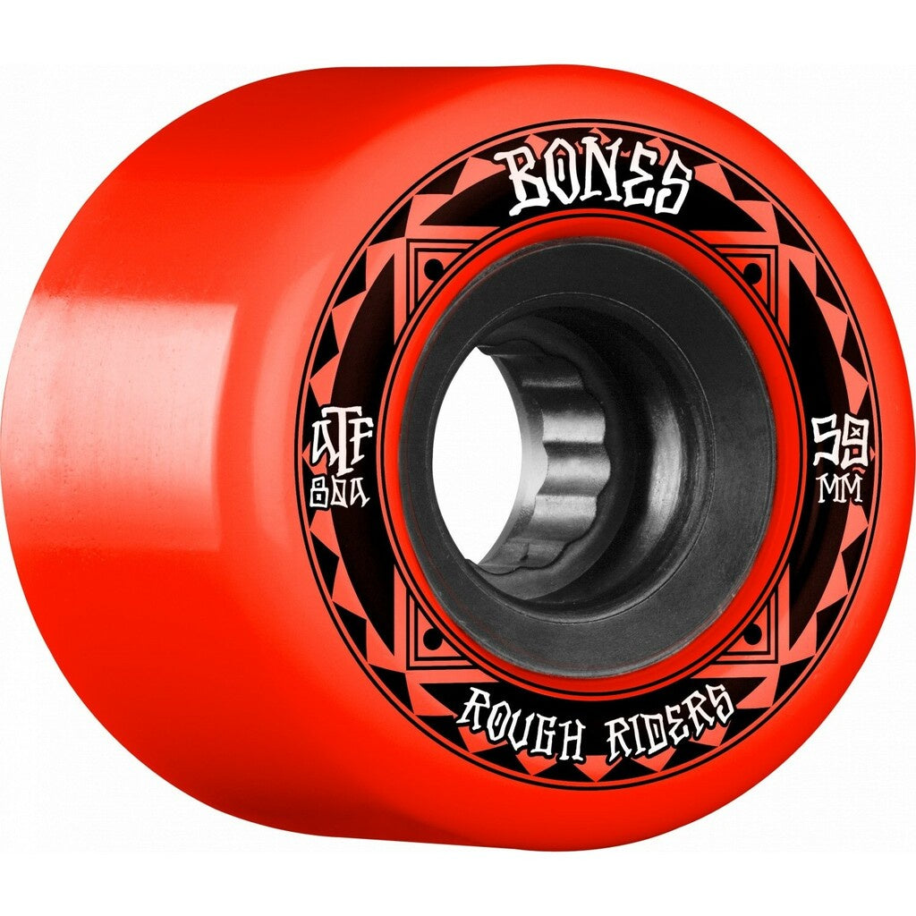 Bones ATF Rough Rider Runner Wheels - Red