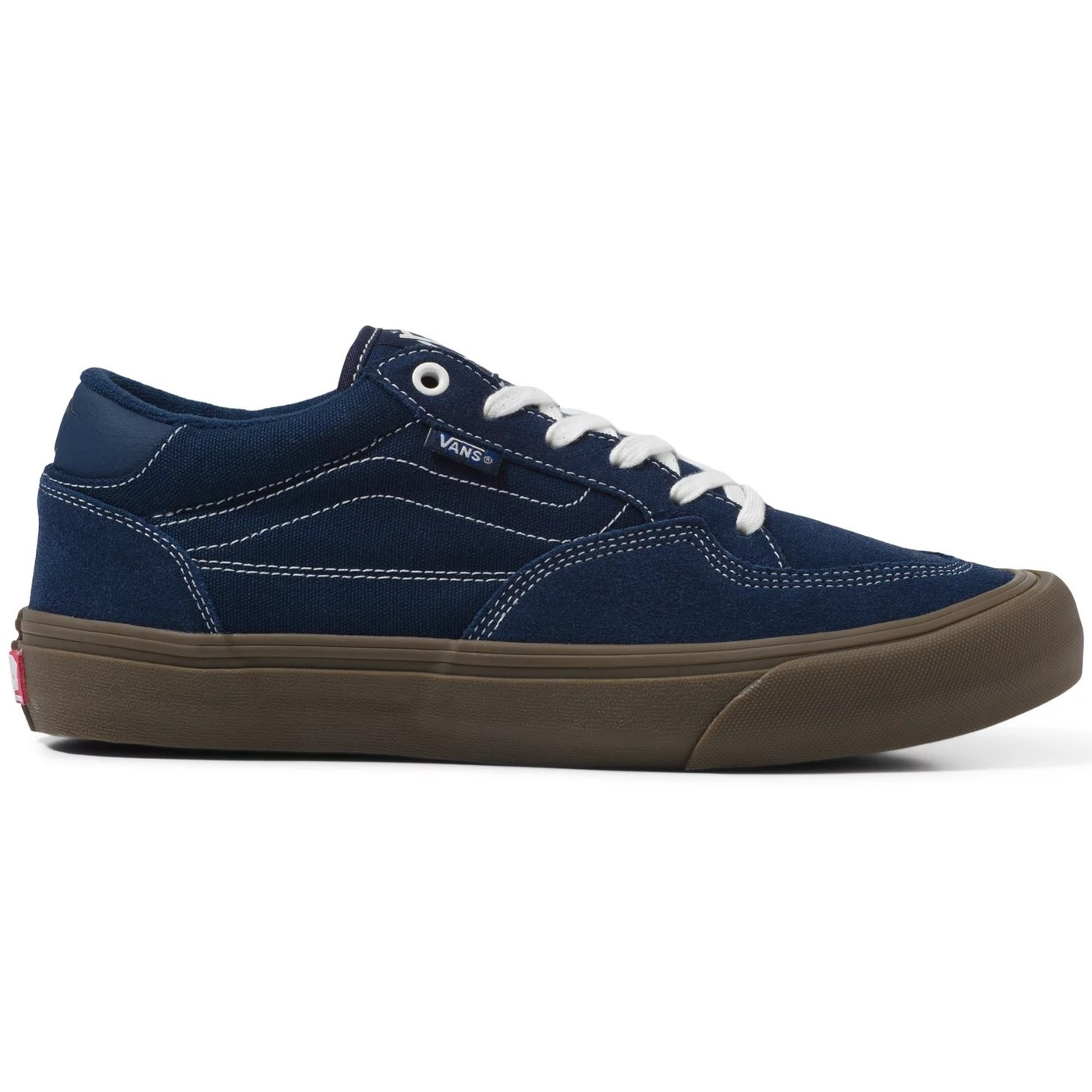 Navy blue top vans lo pro